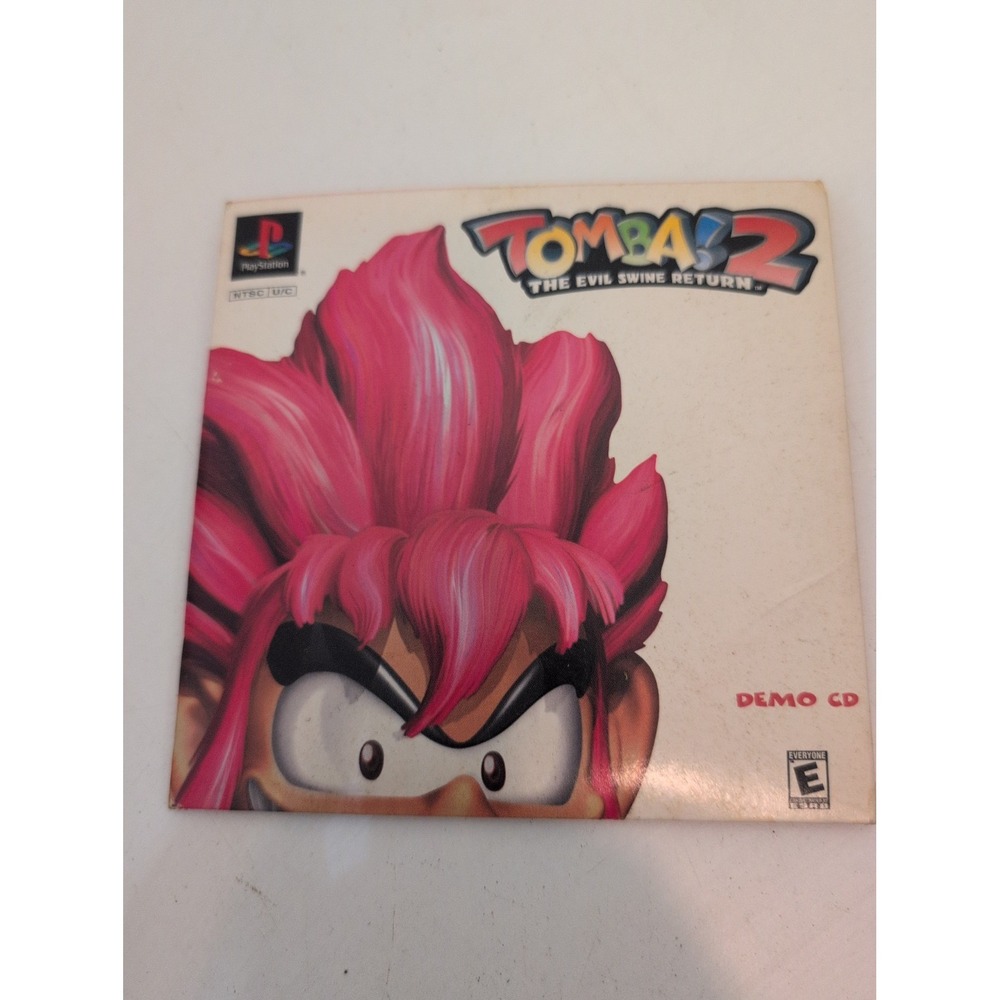 TOMBA! 2 The Evil Swine DEMO Disc Video Game PlayStation 1 PS1 Tested Works VTG